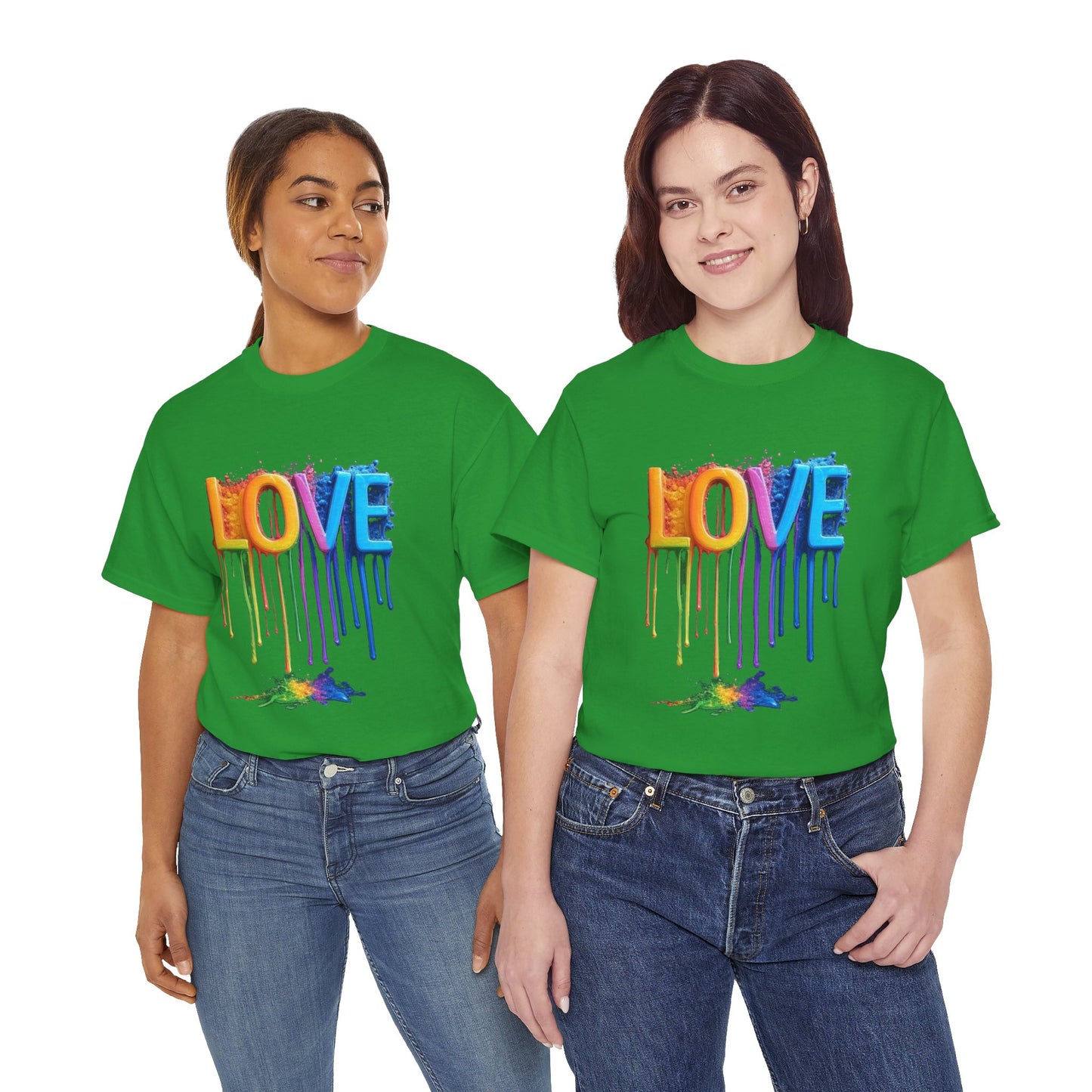 Rainbow Love Pride Unisex Tee - LGBTQ T-Shirt, Pride Apparel, LGBTQ Clothing