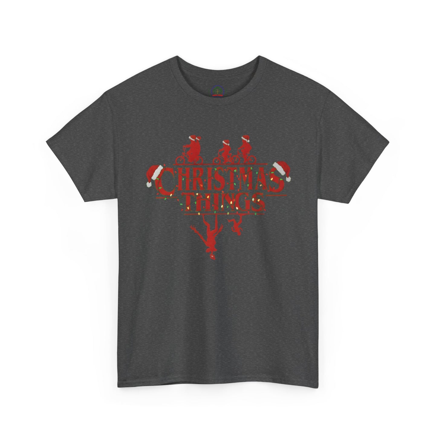 Christmas Things Retro Upside Down T-Shirt | Holiday Graphic Tee