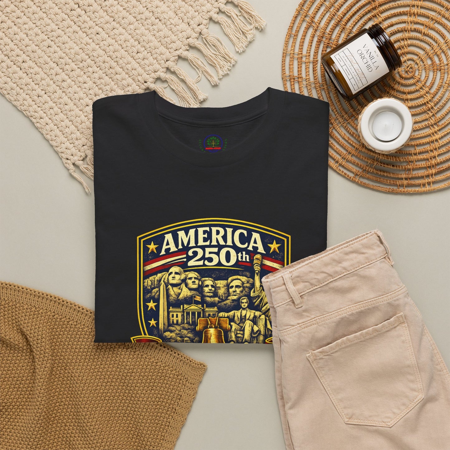 America 250 Anniversary Crest Tee | 4th of July USA