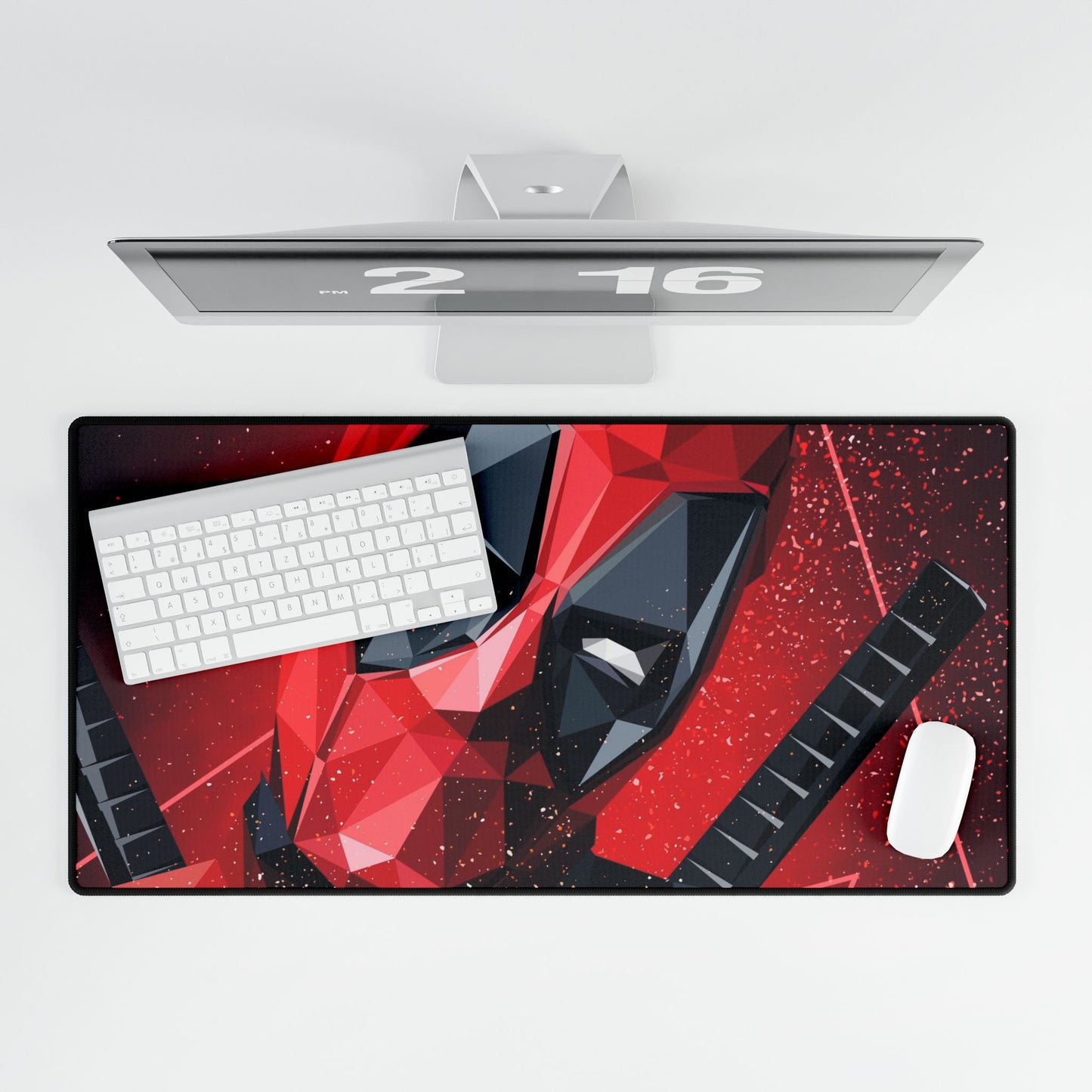 Deadpool Pixel Art Playmat, Marvel Comics Desk Mat, MTG, TCG, Gamer Desk Mats