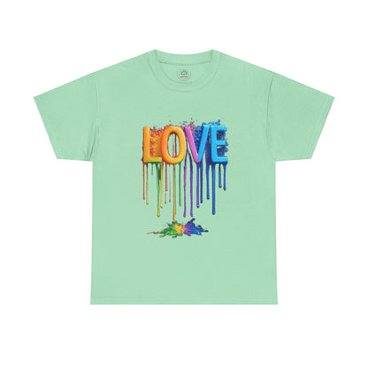 Rainbow Love Pride Unisex Tee - LGBTQ T-Shirt, Pride Apparel, LGBTQ Clothing