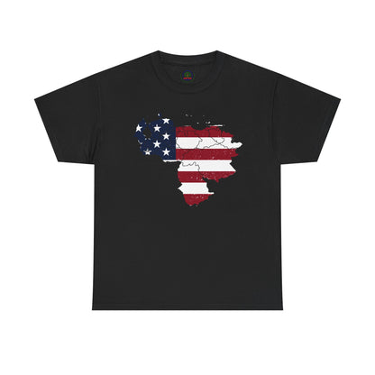 Venezuelan American Pride T-Shirt | Venezuelans in USA Tee