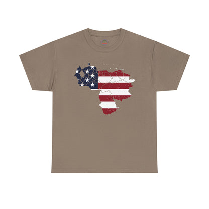 Venezuelan American Pride T-Shirt | Venezuelans in USA Tee