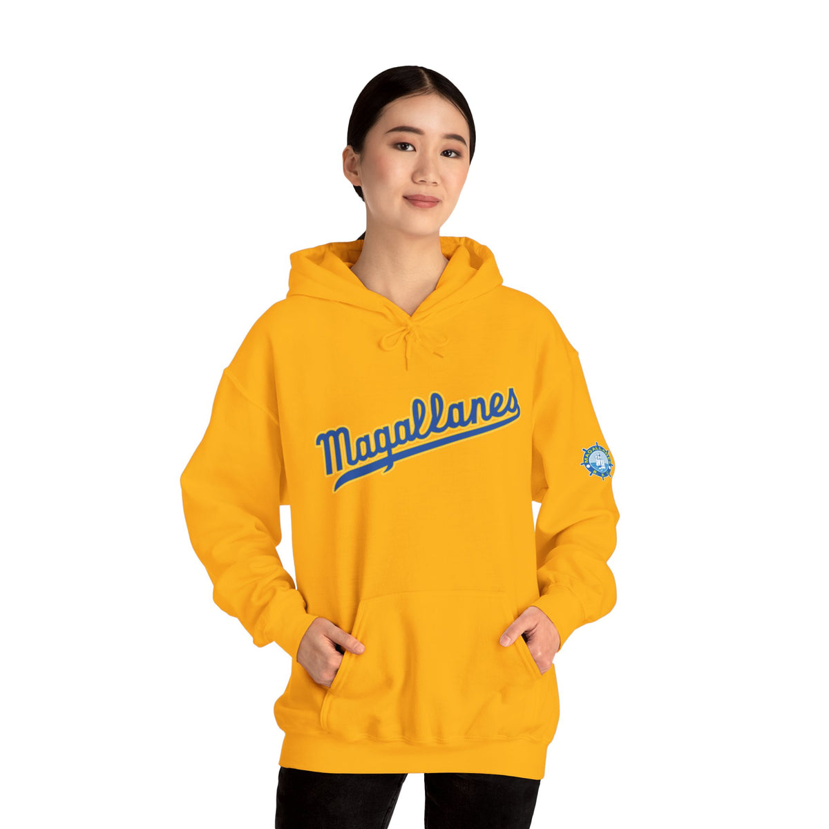 Venezuelan Baseball Fan, Navegantes del Magallanes Unisex Heavy Blend™ Hooded Sweatshirt