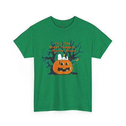 Pumpkin Tee, Spooky Fall T-Shirt, Halloween Charlie Brown Shirt, Snoopy - Secondhand Readers