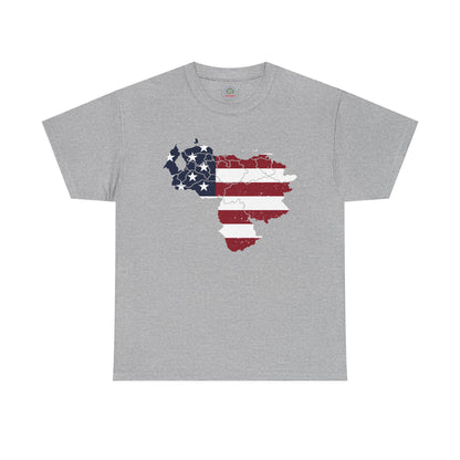 Venezuelan American Pride T-Shirt | Venezuelans in USA Tee