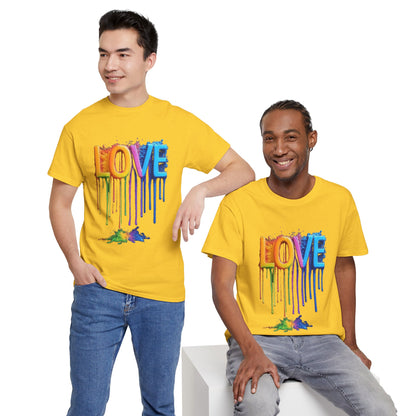 Rainbow Love Pride Unisex Tee - LGBTQ T-Shirt, Pride Apparel, LGBTQ Clothing