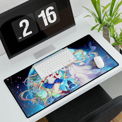Sailor Moon Princess Serenity Desk Mat — Usagi Tsukino Anime Playmat, MTG TCG