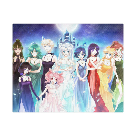 Sailor Moon Silver Crystal, Sailor Princesses, Anime Wall Art, Home Decor, Canvas, manga fans gift - Secondhand Readers