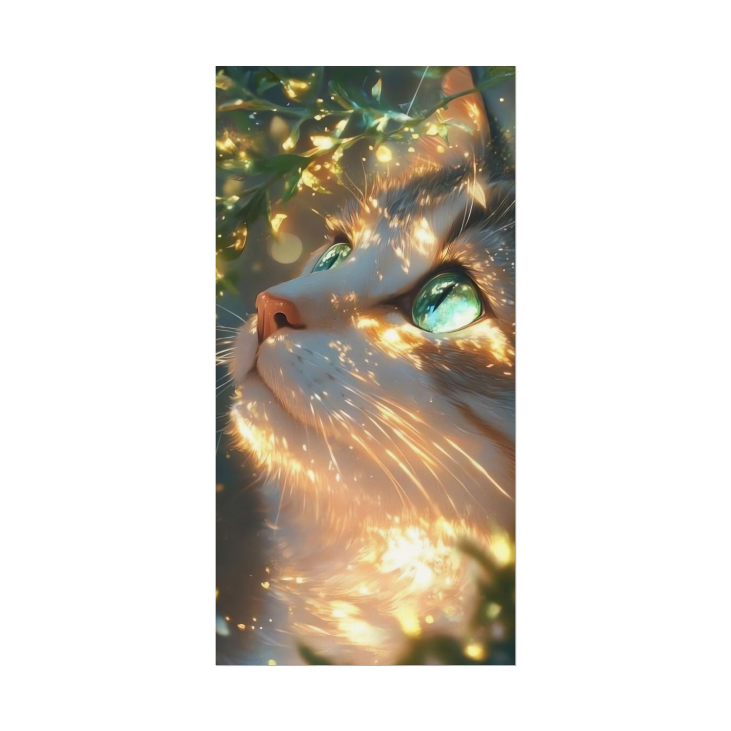 Enchanting Cat Art Posters, Watercolor Decor for Cat Lovers, Aesthetic Wall Art