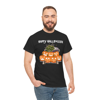 Happy Halloween Unisex Tee, Funny Pumpkin Shirt, Fall Apparel, Spooky Season - Secondhand Readers