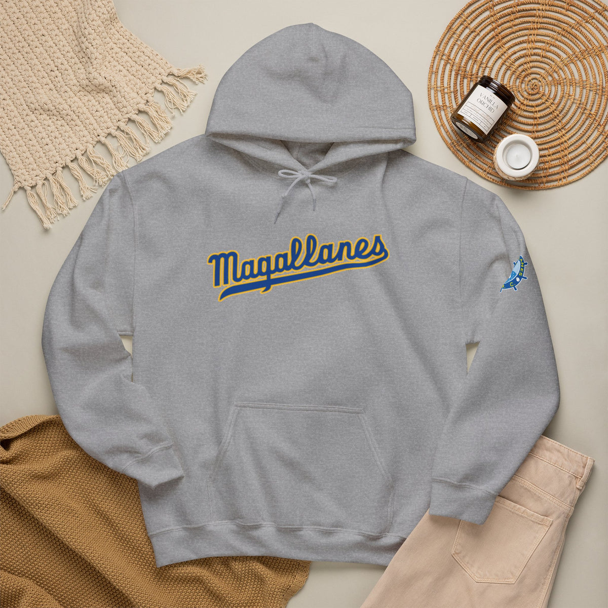 Venezuelan Baseball Fan, Navegantes del Magallanes Unisex Heavy Blend™ Hooded Sweatshirt