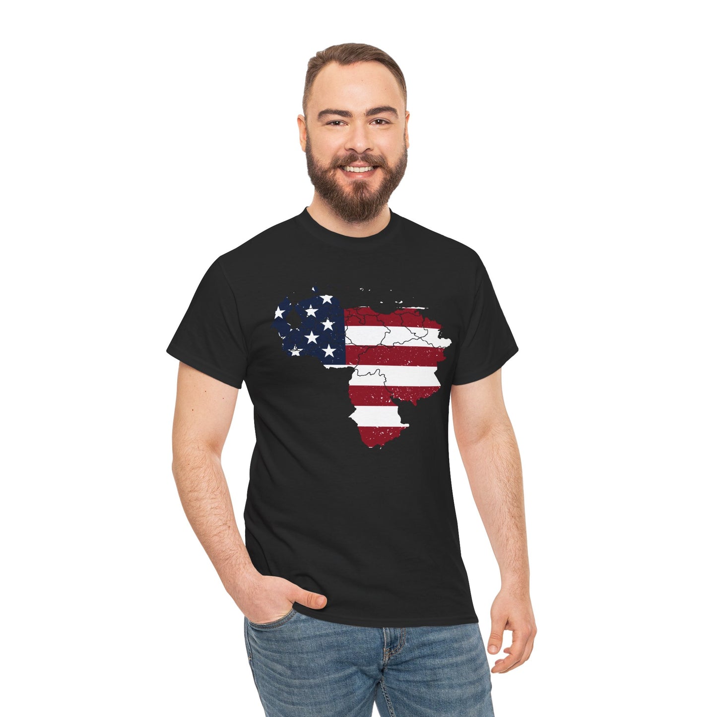 Venezuelan American Pride T-Shirt | Venezuelans in USA Tee