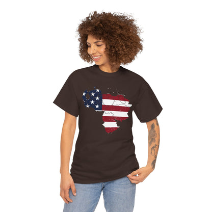Venezuelan American Pride T-Shirt | Venezuelans in USA Tee
