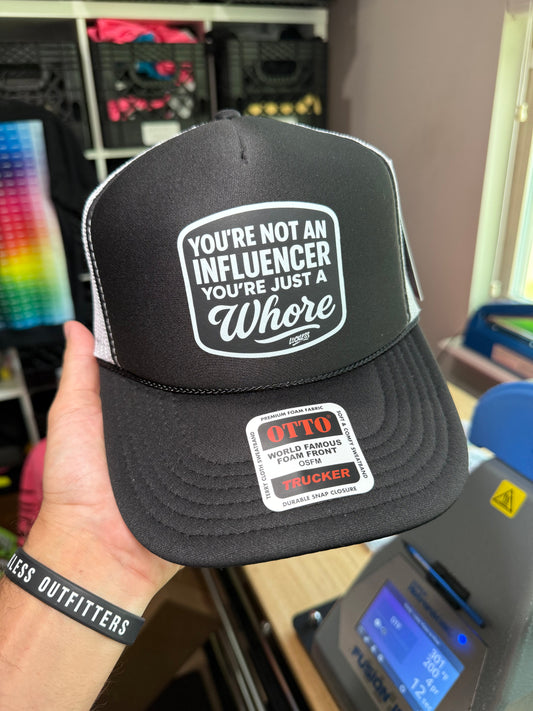 Not an Influencer Trucker Hat - Secondhand Readers