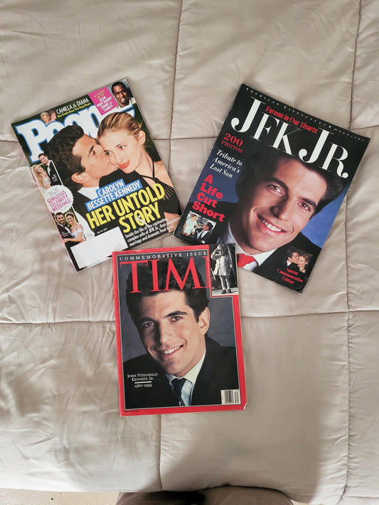 JFK Jr. Magazine Lot: Times, American Lifestyle, People - 1999 & 2017