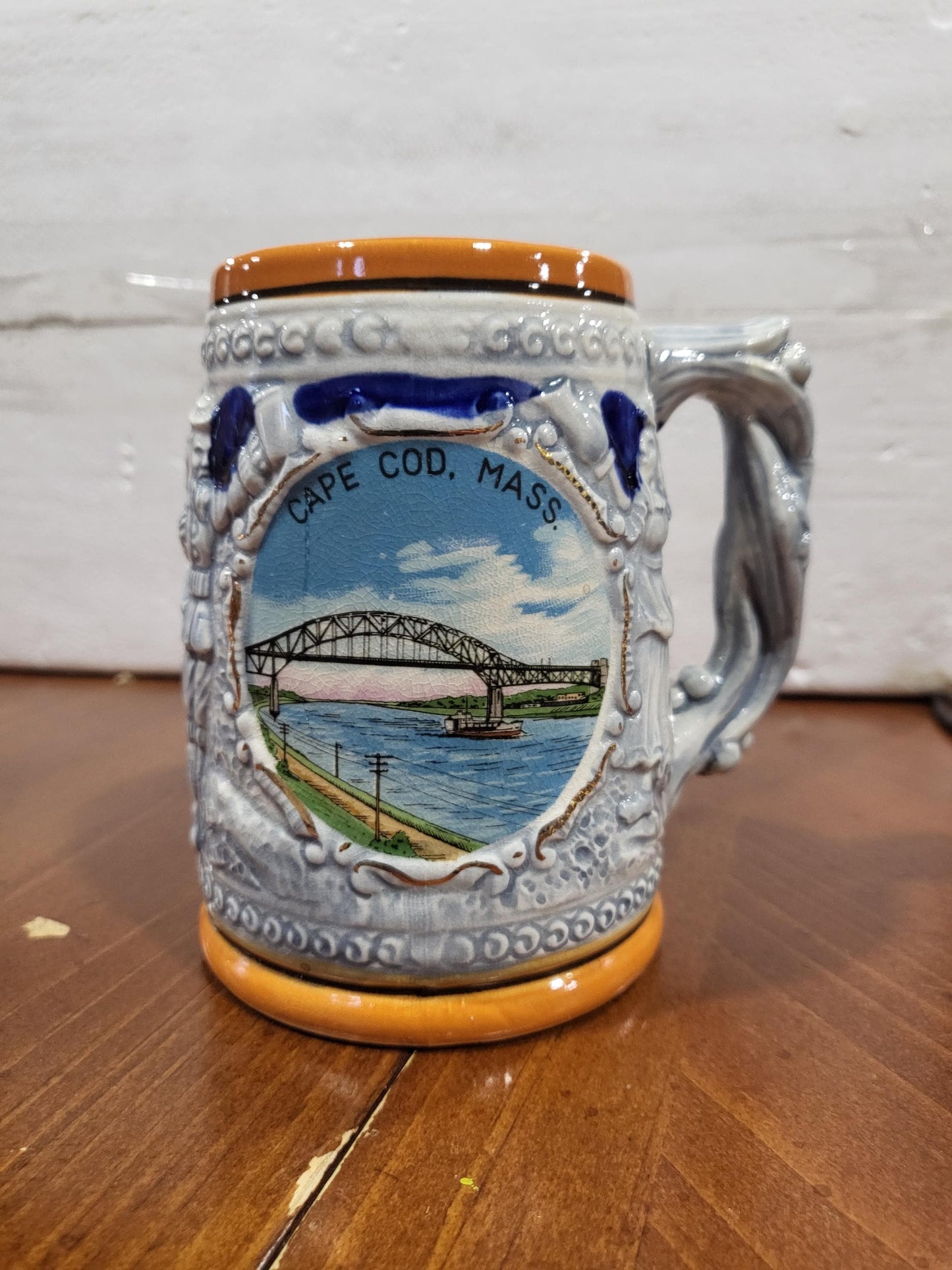 Rare Vintage Porcelain Souvenir Mug - Cape Cod, Massachusetts - Japan Made
