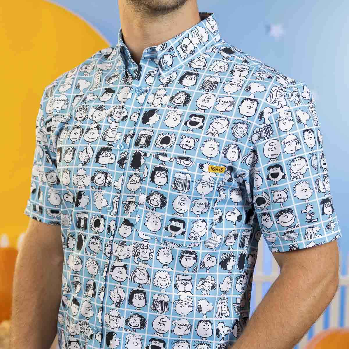 Peanuts "The Peanut Gallery" – KUNUFLEX Short Sleeve Shirt